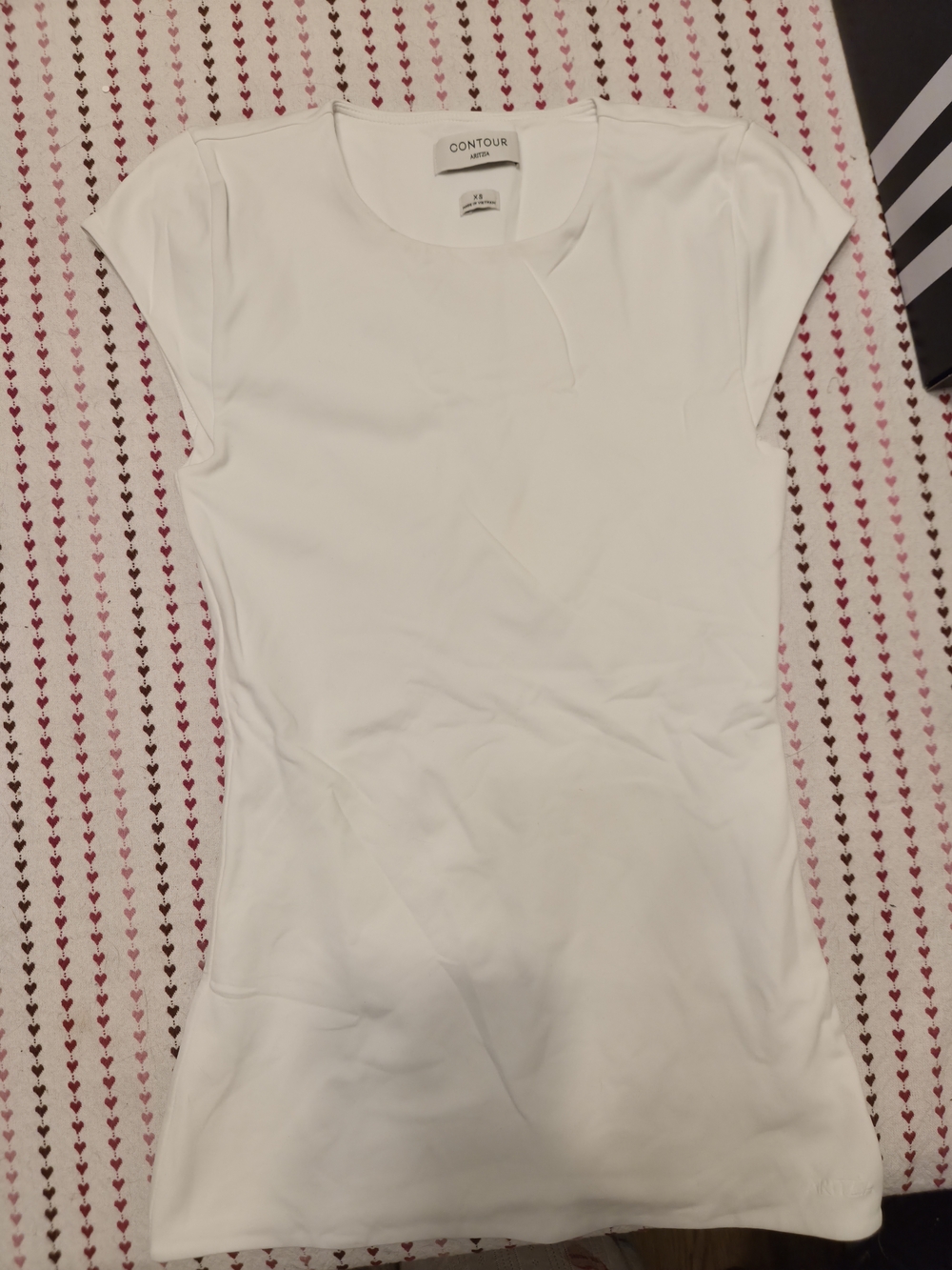 Aritzia Contour White Cap-Sleeve Tank Top